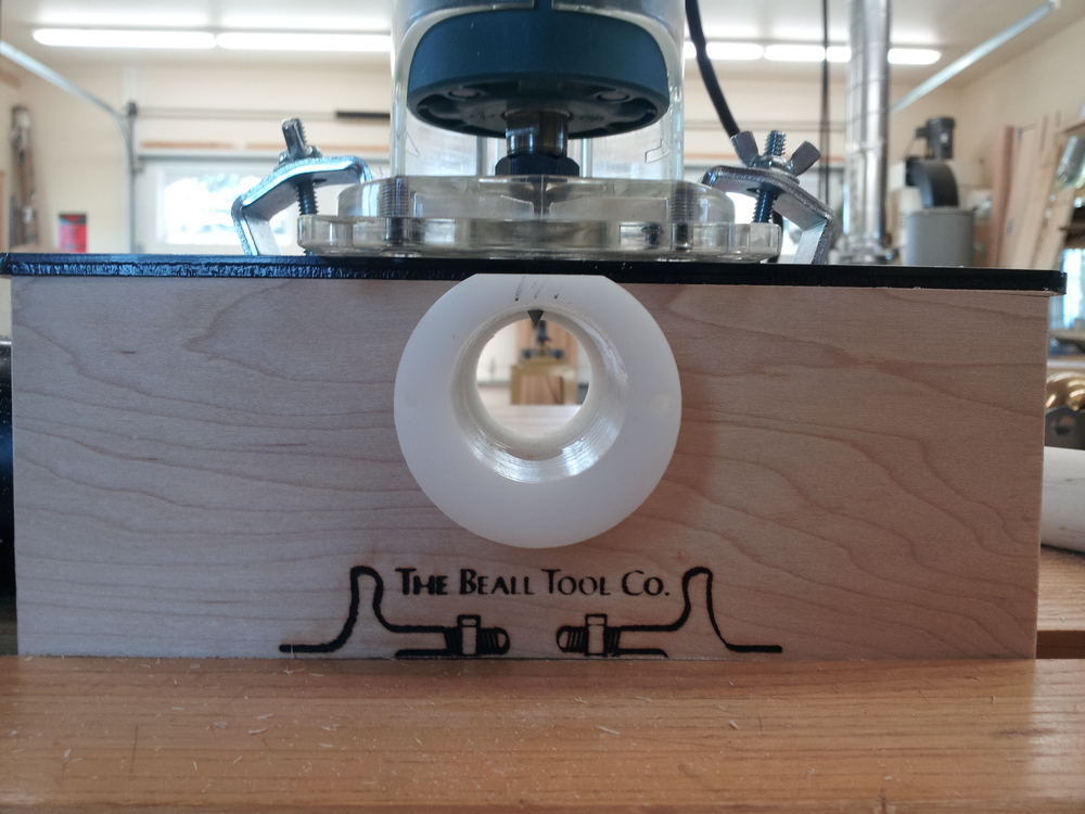  This is about the right projection for the router bit 